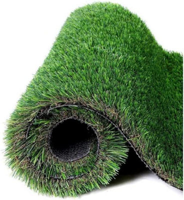 Abaseen 4mx1m Artificial Grass Roll (T) 30mm Natural Looking