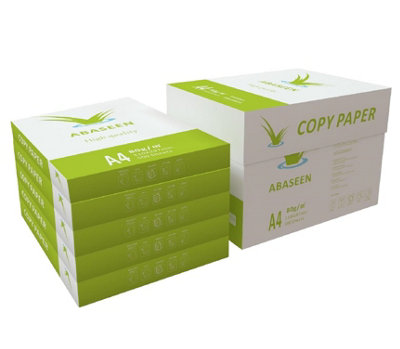 Abaseen 5 Reams 2500 Sheets Printer Paper A4 White - 80 GSM - 210x297mm A4 Printer Paper - Multipurpose Printer Paper