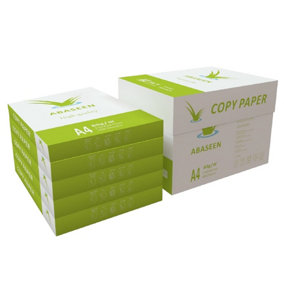 Abaseen 5 Reams 2500 Sheets Printer Paper A4 White - 80 GSM - 210x297mm A4 Printer Paper - Multipurpose Printer Paper