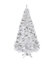 Abaseen 5FT White Artificial Christmas Tree, 500 Tips Xmas Tree Easy Assembly Foldable Reusable Strong Stand, Indoor Outdoor Decor