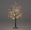 Abaseen 6FT Brown Artificial Prelit Twig Christmas Tree