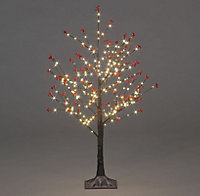 Abaseen 6FT Brown Prelit Twig Artificial Christmas Tree