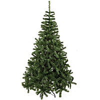 Abaseen 6ft Green Artificial Christmas Tree Xmas Pine Tree with Solid Metal Legs Perfect for Indoor and Outdoor Holiday Decoration