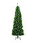 Abaseen 6ft Green Pencil Slim Artificial Christmas Tree, Xmas Tree 570 Tips Easy Assembly Foldable Reusable Strong Metal Stand,