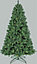 Abaseen 6ft Green Pre-Lit Pencil Slim Artificial Christmas Tree 170LEDs, Xmas Tree with 555 Tips Easy Assembly Strong Metal Stand