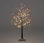 Abaseen 6FT Pre-Lit Brown Twig Tree, Artificial Christmas Tree with 96 Warm White LEDs, Decoration for Wedding, Holiday Halloweeen