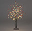 Abaseen 6FT PreLit Brown Twig Tree, Artificial Christmas Tree with 96 Warm White LEDs, Decoration for Wedding, Holiday, Hallowe