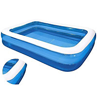 Abaseen 79 inches Large inflatable Paddling Pool for kids & Adults, Indoor Outdoor Family Swimming Pool