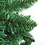 Abaseen 7FT Green Pencil Slim Artificial Christmas Tree, Xmas Tree 620 Tips Easy Assembly Foldable Reusable Strong Metal Stand,