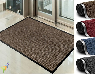 Abaseen Brown 40x60 cm Door Mat Heavy Duty Indoor Outdoor