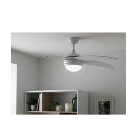 Abaseen Ceiling Fan with Light 5 Blades Remote Control With LED Lightning Indoor Modern Fan