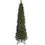 Abaseen Green 6ft Prelit Pencil Slim Artificial Christmas Tree 170LEDs, Xmas Tree with 555 Tips