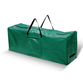 Abaseen Green Jumbo Christmas Tree Storage Bag, Durable Handles, Sleek Dual Zipper & Handy Side Pocket, Waterproof Xmas Tree Bag
