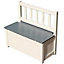 Abaseen Wooden Kids Storage Bench, Modern bench Suitable for kids Rooms