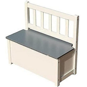 Abaseen Wooden Kids Storage Bench, Modern bench Suitable for kids Rooms