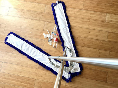Abbey 100cm V Sweeper Kit. Washable & Easily Catches Dust from Floors ...