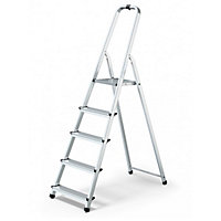 Abbey Aluminium Platform Step Ladder - 5 Tread