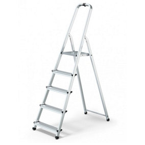 Abbey Aluminium Platform Step Ladder - 5 Tread