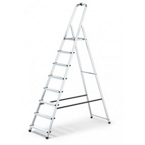 Abbey Aluminium Platform Step Ladder - 8 Tread