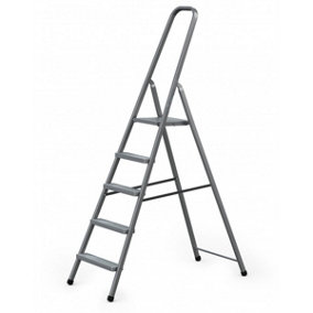 Abbey Steel Platform Step Ladders - 5 Tread