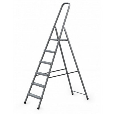 Abbey Steel Platform Step Ladders - 6 Tread