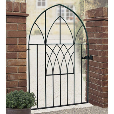 ABBI Metal Low Bow Top Garden Gate 991mm GAP x 1378mm High ABZP53 - 3