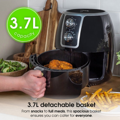 Abode Air Fryer 1500W 3.7L Removable Basket Manual 30 Minute Timer AAF3700 - 5