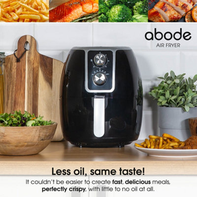 Abode Air Fryer 1500W 3.7L Removable Basket Manual 30 Minute Timer AAF3700 - 6