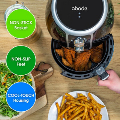 Abode Air Fryer 1500W 3.7L Removable Basket Manual 30 Minute Timer AAF3700 - 7