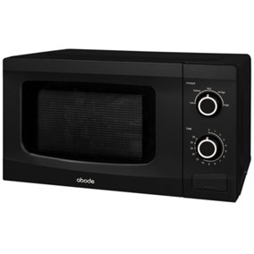 Abode AMM2001B, 20L Manual Microwave in Black