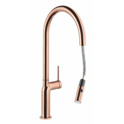 Abode AT2132 Polished Copper Tubist Single Lever