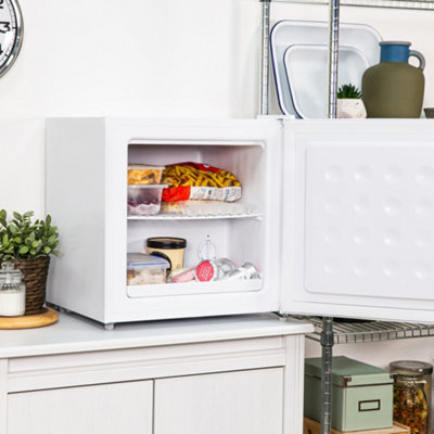 Abode Compact Mini Freezer White 31L Table Top with Removable Shelf ATTFZ0E1W