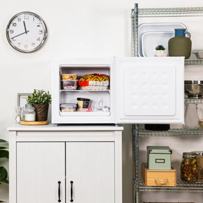 Abode Compact Mini Freezer White 31L Table Top with Removable Shelf ATTFZ0E1W