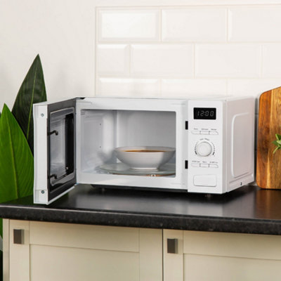 Abode Digital Microwave 700W 20L 5 Power Levels & Defrost White AMD2002-M - 4