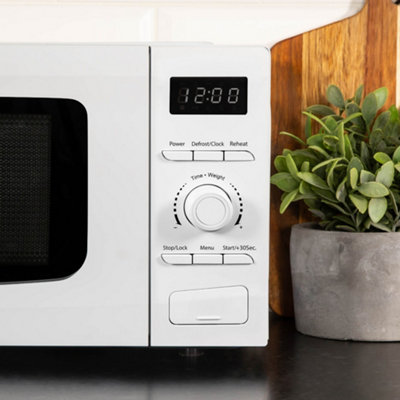 Abode Digital Microwave 700W 20L 5 Power Levels & Defrost White AMD2002-M - 5