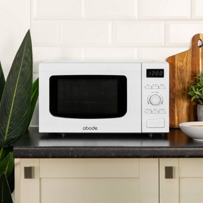 Abode Digital Microwave 700W 20L 5 Power Levels & Defrost White AMD2002-M - 6