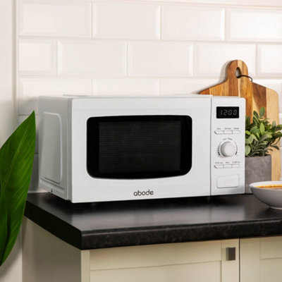 Abode Digital Microwave 700W 20L 5 Power Levels & Defrost White AMD2002-M - 7