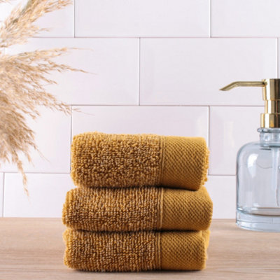 Abode Eco Mustard Soft Sustainable Heavyweight BCI Cotton Towel Price Comparisons | Compare The Build