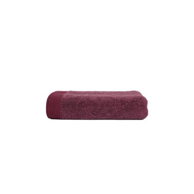 Abode Eco Red Soft Sustainable Heavyweight BCI Cotton Towel Price Comparisons | Compare The Build