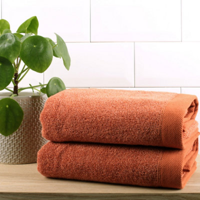 Abode Eco Terracotta Soft Sustainable Heavyweight BCI Cotton Towel Price Comparisons | Compare The Build