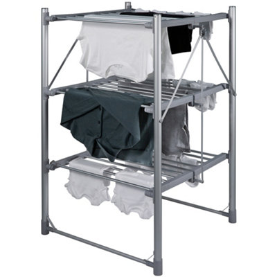 Abode Electric Clothes Dryer Heated Airer Tier with 30 Rails