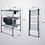 Abode Electric Clothes Dryer Heated Airer 3 Tier with 30 Rails 30kg & Protective Cover AECRD2003