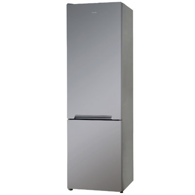 Abode Freestanding Fridge Freezer 288L 70/30 Silver 180cm Tall with ...