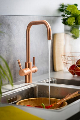 Abode Hemista 4 in 1 Instant Hot Water Tap in Urban Copper