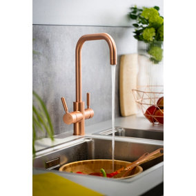 Abode Hemista 4 in 1 Instant Hot Water Tap in Urban Copper