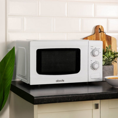 Abode Manual Microwave 700W 20L 5 Power Levels & Defrost White AMM2001-M - 6