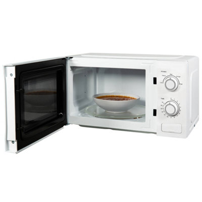 Abode Manual Microwave 700W 20L 5 Power Levels & Defrost White AMM2001-M - 8