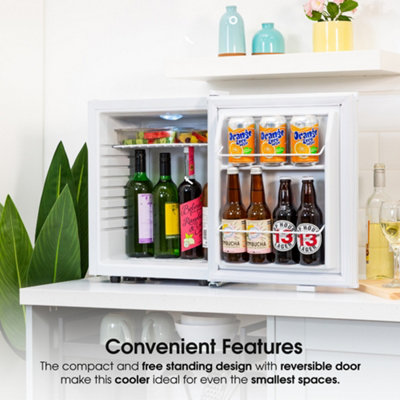 Abode Mini Drinks Cooler 25L Quiet Table Top White A25THBC102W - 7