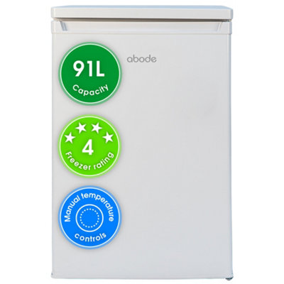Abode Undercounter Freezer 91L Freestanding with Temperature Control ...