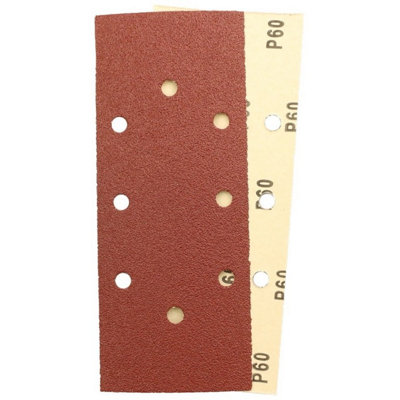 Abracs Orbital Clamped Sander Sheet (Pack of 10) Brown (230mm x 93mm)
